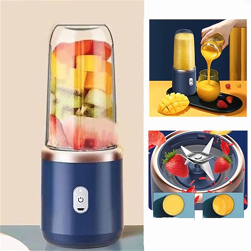 1 stück dual tasse elektrische entsafter tragbare wiederaufladbare saft mixer tasse Gemüsesaft-Maschine Becher für zu Hause Küche Auto Aufladen Power Bank Laptop aufladen Picknick im Freien