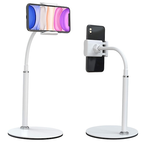 supporto per telefono Regolabili Flessibile Morsetto a clip Porta telefono per Interni Da scrivania Ufficio Compatibile con Tutti i telefoni cellulari Appendini per cellulare