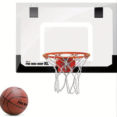 TEMU 1pcs Indoor Basketball Hoop - Over The Door Portable Great For Home, Dorms, Offices, And Gifts