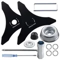 Lama per decespugliatore a 3 denti, diametro 255 mm/10 pollici, lama per mangiatore, tagliaerba, accessori per tosaerba, lama di ricambio