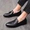 Wedding Shoes For Men Slip On Loafers Trend Tassels Leather Shoes Male Men’s Dress Shoes Business