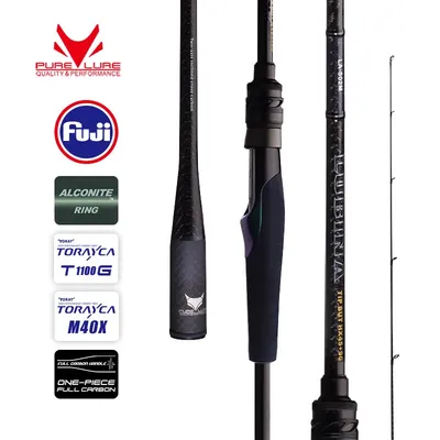 PURELURE New LUBINA Pro Spinning Rod For Bass High Carbon Long Throwing Fishing Rod In FUJI Accessories, Plus Spinning Reel