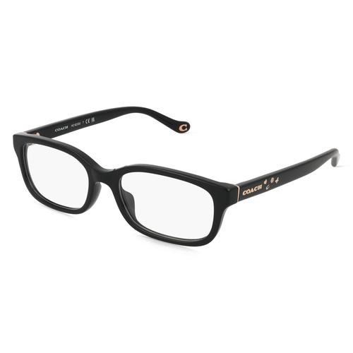 Coach 0HC6233U Damen-Brille inkl. Gläser Vollrand Eckig Acetat-Gestell 52mm/17mm/140mm, schwarz