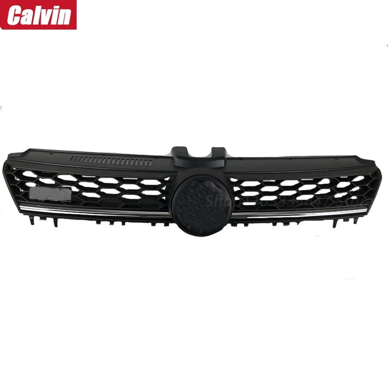 Hochwertiger abs Frontgrill Mittel grill Waben gitter für Volkswagen VW Golf 7 mk7 2014-2018 Image