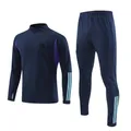 Ensemble de sport pour homme, veste à fermeture éclair, maillot d'entraînement, kit de football,