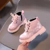 Winter Mädchen neue kurze Stiefel Kinder britischen Stil weiche Sohle leichte Stiefel knöchel hohe Unisex Jungen Schuhe Größe 21-30 j334