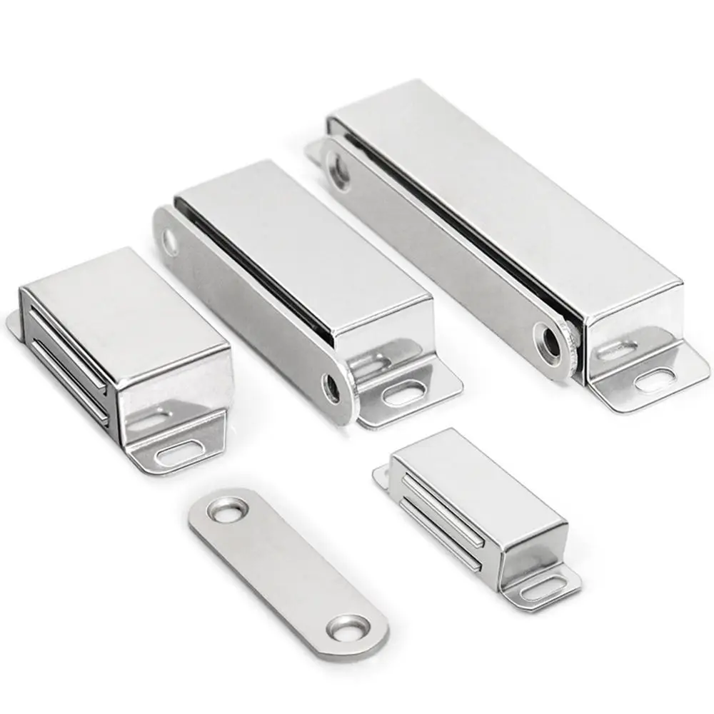 Schrank magnete magnetische Tür verriegelung Edelstahl Tür magnet für Küche Bad Schrank Kleider schrank Schrank Verschlüsse Schrank Image