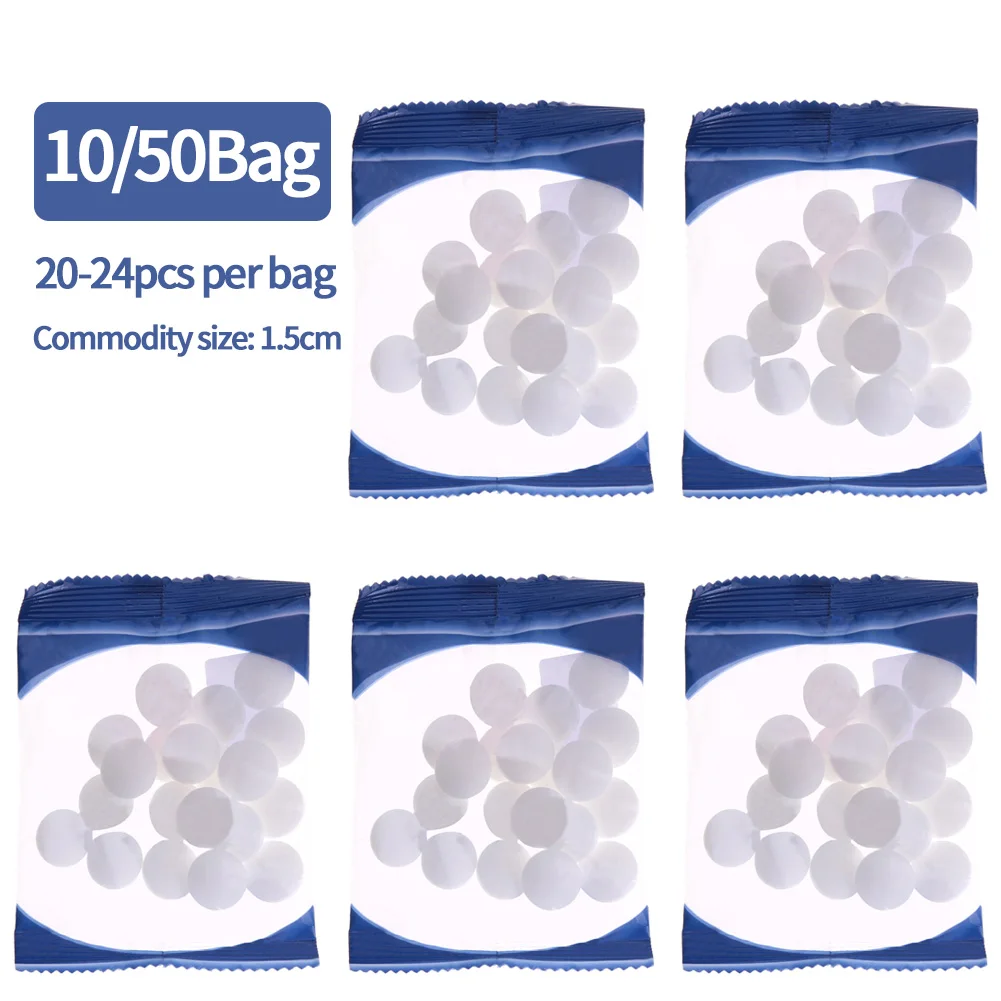 10/50 Beutel Kampfer ball Motte weiße Motten kugeln Motten kugel Insekten resistent essen durch Motte Naphtalin Mehltau Proof sichere Schädlings bekämpfung Image
