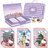 Echte hello kitty Karte globale Reise Thema Sammlung Karte rosa niedlichen Anime Sammlung