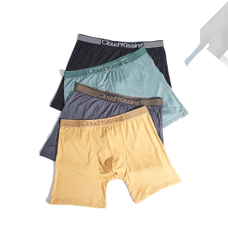 Männer Höschen Lange männer Unterwäsche Sexy Mann Boxer Shorts Bequeme Männliche Boxershorts Set Mode Familie Unterhosen Marken Image