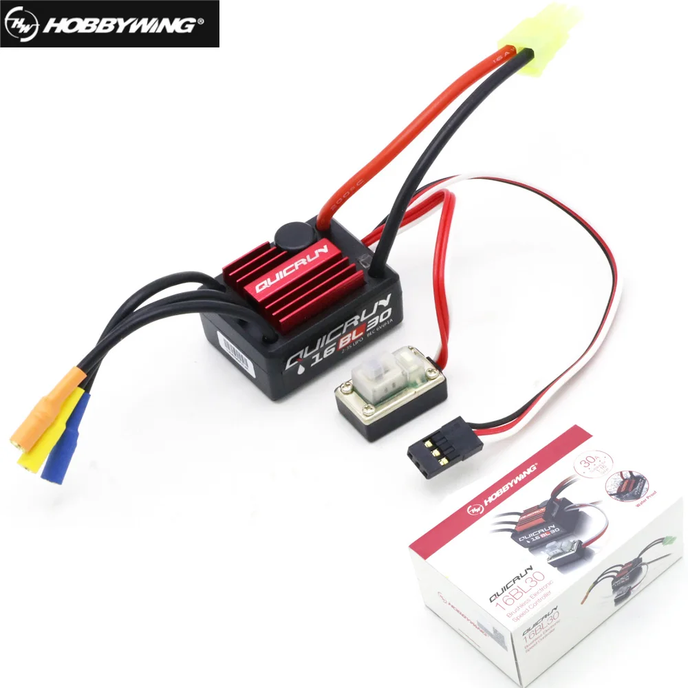 Hobbywing QuicRun 16BL30 30A Bürstenloser Regler für 1/16 On-Road / Off-Road / Buggy / Monster RC Car