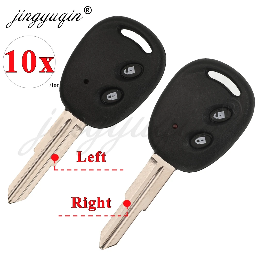 Jingyuqin 10 stücke 2bt Auto Remote Key Shell Fob für Chevrolet Spark Beat Segel Aveo Kalos Barina Epica Lova Ersatz gehäuse Image
