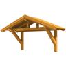 Skan Holz Vordach Stralsund Dach Eiche Hell, Typ 2