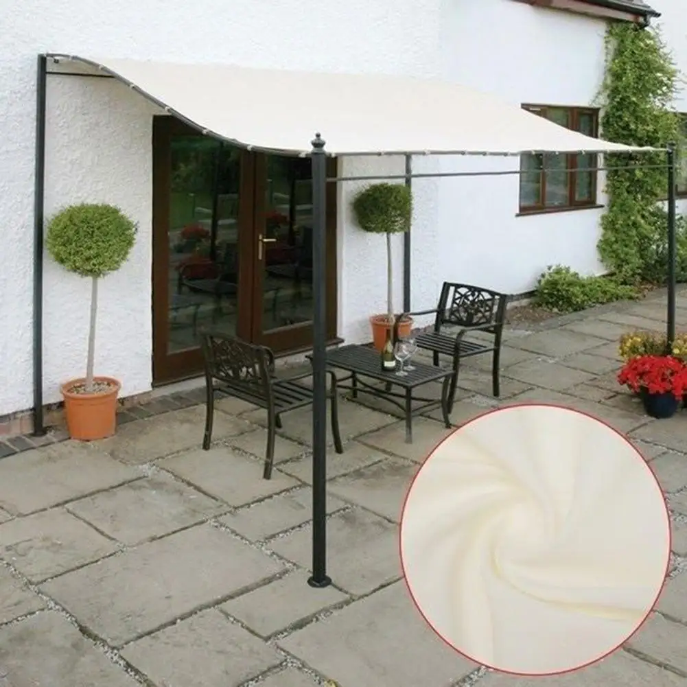 300D Outdoor Dach Ersatz Leinwand Abdeckung Wasserdichte Zelt Pavillon Top Baldachin Sonnendach Tuch Terrasse Markise Tuch 3X 3M 2,6X2,5 M