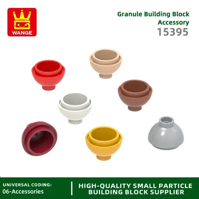 Wange 147 Teile/los 15395 Runde 2x2 Dome Bottom Bausteine Moc Teil Zubehör Kompatibel mit Ziegel DIY Kinder Spielzeug Image