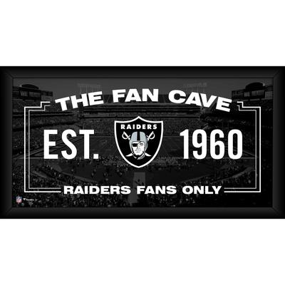 Las Vegas Raiders – Gerahmte Fan-Cave-Collage, 25,4 x 50,8 cm Image