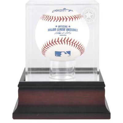 Houston Astros (2013-heute) Mahagoni-Vitrine mit Baseball-Logo Image
