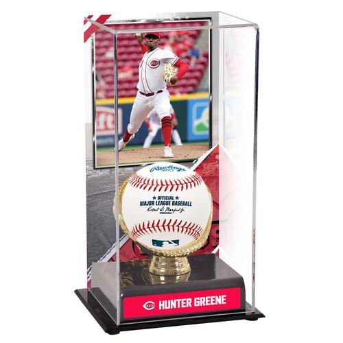 Hunter Greene Cincinnati Reds Goldhandschuh-Vitrine mit Bild