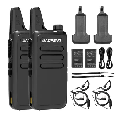 BAOFENG BF-888S Upgraded Walkie Talkies T20 Long Range Walkie Talkie for Adults with Earpiece Mic