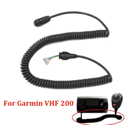 VHF200 Radio Microphone Mic Cable Rebuilt Cable For Garmin VHF 200 Marine Radio