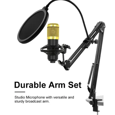 BM-800 Condenser Microphone Live Karaoke Song Chat Game Recording Microphone Mobile Phone Computer