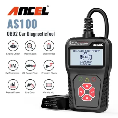 ANCEL AS100 OBD2 Scanner Car Code Reader Engine EPC Check Automotive Vehicle Universal Engine Fault