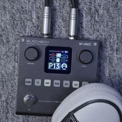 M-VAVE BLACKBOX Multifunctional Guitar/Bass Effect Pedal Effector（Built-in battery）, 80 editable