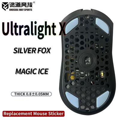 UnusualWaySports Mouse Skates Feet Finalmouse UltralightX ULX Cambered Surface PTFE Anti Collapse