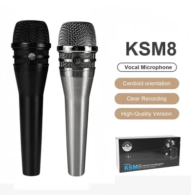 KSM8 Supercardioid Dynamic Vocal Microphone For Stage Performance Professional Wired Microphone for