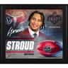 C.J. Stroud Houston Texans Facsimile Signature Framed 15"" x 17"" 2023 NFL Draft Day Collage