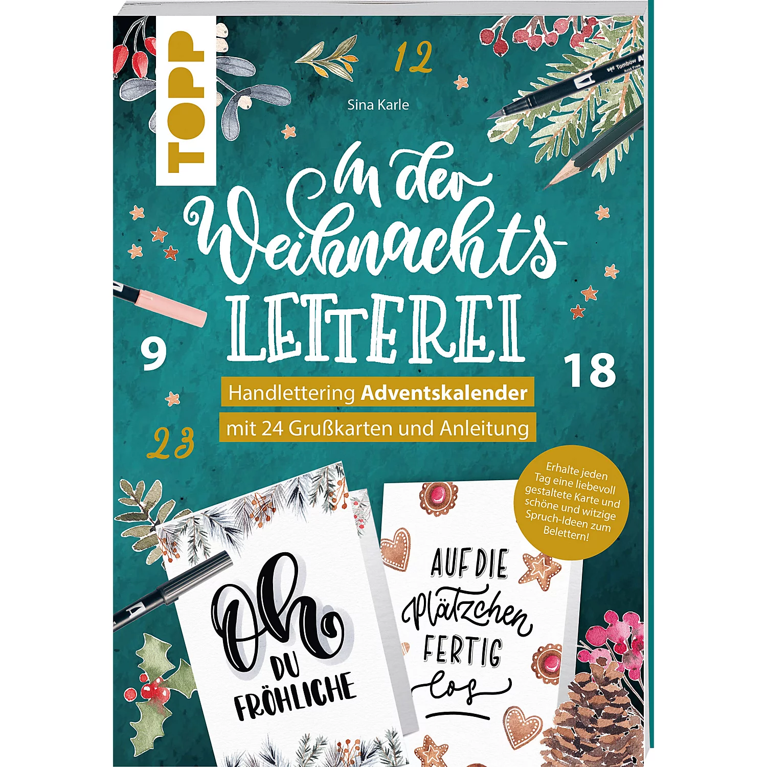 Adventskalender In der Weihnachtsletterei Image