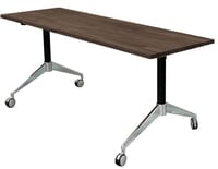 Solid Hardwood Flip Top Training Table - 71" x 24" Table