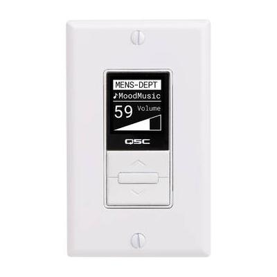 QSC MP-MFC Decora-Style Wall Controller for MP-M Series Mixers (White) MP-MFC-WH