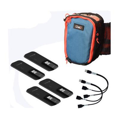 LiveU Solo PRO Connect 4 Modems with Belt Pack Kit (US Version) LU-SOLO-KIT-04-BELT