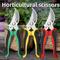 TEMU 3pc Garden Pruning Shears, Strong Stainless Steel Scissors, Hand Pruners For Fruit Pedicels, Power Saving Trimming Tools, Garden Supplies