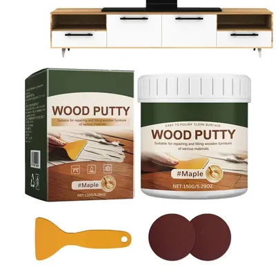 Wood Filler Exterior All-Purpose Exterior Wood Filler Wall Putty Hole Repair Professional Wood Hole Filler Stainable Wood Filler