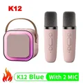 K12 karaoke machine con 2 microfoni wireless sistema di altoparlanti Bluetooth portatile 5.3 PA luci RGB audio home KTV kid gifts