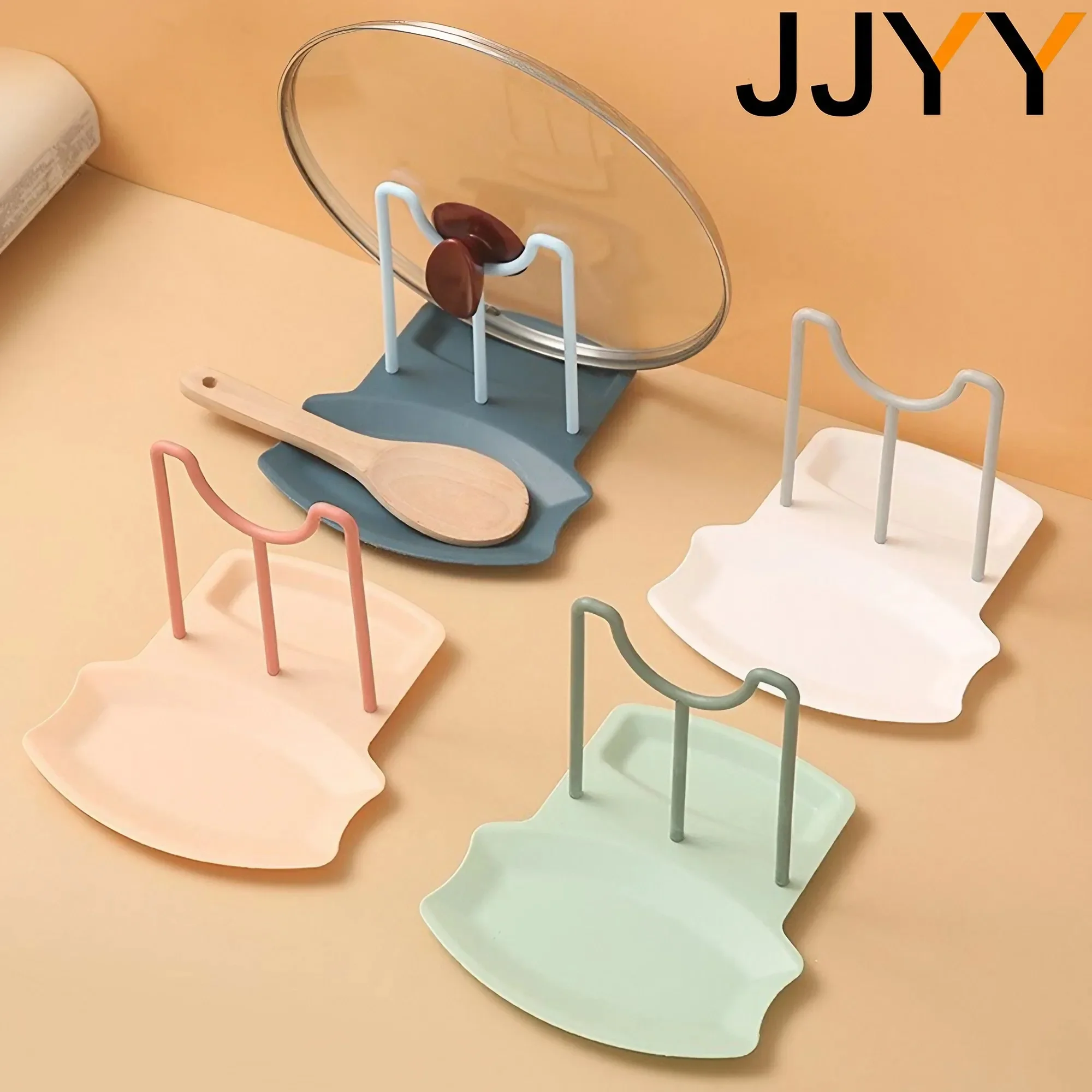 Organisateur de cuisine spatule Pot couvercle support étagère en plastique cuillère repos ustensile multi-fonction étagère à vaisselle organisateur cuisine outils de cuisine