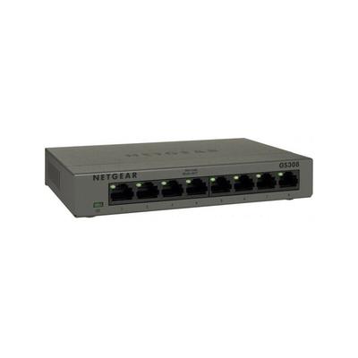 Netgear - Switch 8x ge GS308-100EUS smb Metallgehäuse (GS308-100PES)