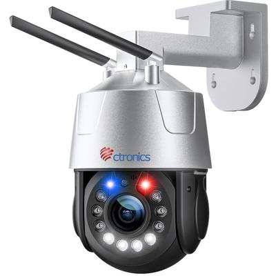 Ctronics - 5MP 30X Optischer Zoom Überwachungskamera Aussen wlan 2,4/5GHz, ip Kamera Outdoor mit Image