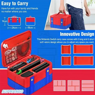 Für Nintendo Switch oled Reisetasche stoß feste Aufbewahrung tasche mit großer Kapazität für Image
