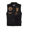 Frühling Herbst Heiße Neue 2022 Schwarz Einfarbig Denim Weste männer Punk Rock Stil Weste Weste Weste Motorrad Ärmellose Jacke Größe m-5XL