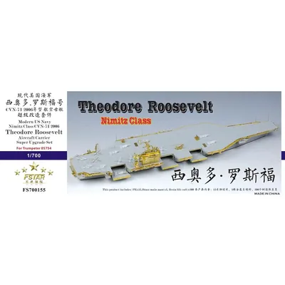 Fünf sterne FS700155 1/700 Moderne US Navy Theodore Roosevelt für Trumpeter 05754 Image