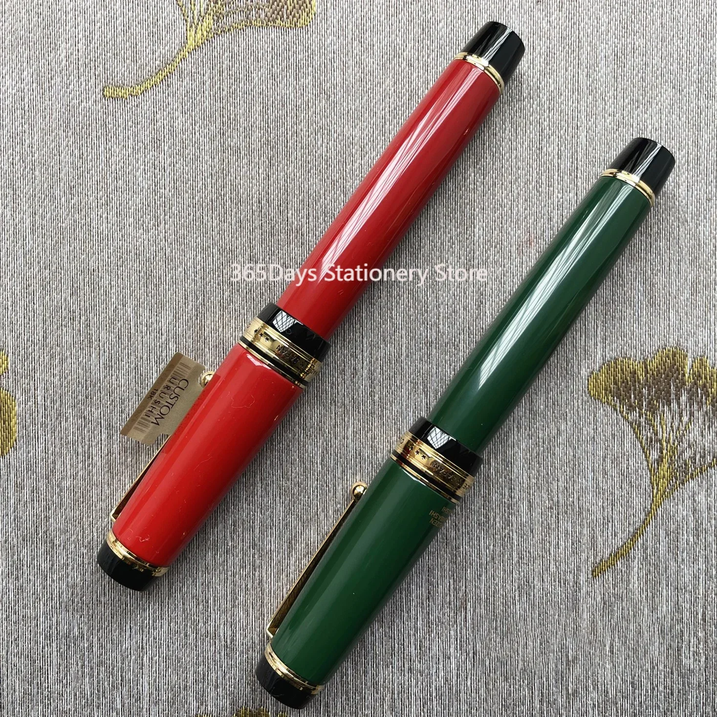 Pilot 30 großen Füll federhalter 18k zweifarbige Feder benutzer definierte Urushi fkv88sr Dill lackiert Hartgummi Roh farbe liefert Briefpapier Geschenk Image