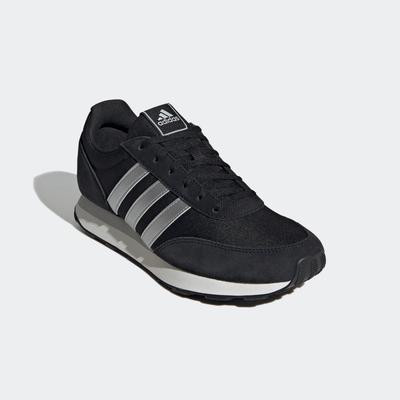 Sneaker ADIDAS SPORTSWEAR "RUN 60S 3.0", Gr. 36, schwarz (core schwarz, silber metallic, core weiß), Textil, Leder, spor