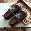 Careaymade-Komfortable Echtem leder frauen schuhe der einzelnen schuhe kleine leder schuhe literatur kunst frauen schuhe großen kopf schuhe