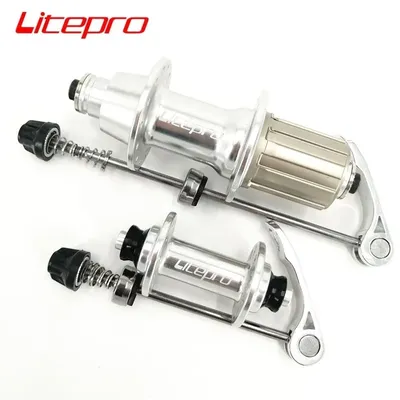 Litepro Cump Bike Hubs 2 Lager 20/28 Loch 74/130mm V Bremse Hub 20 Zoll 406 451 BMX folding Bike Road Fahrrad Zubehör