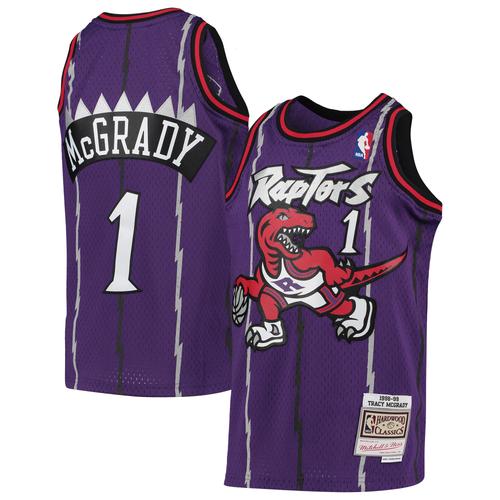 Lila Toronto Raptors 1998–99 Hardwood Classics Swingman Throwback-Trikot von Mitchell & Ness Tracy McGrady