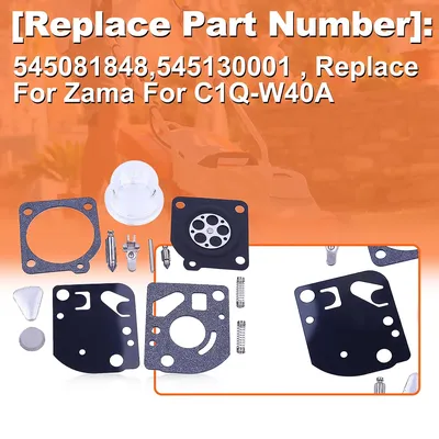 545081848 Carburetor Repair Kit For Husqvarna 125R 128R 124C 128CD LDX DJX LD RJ For Zama C1Q-W40A Carb 545130001