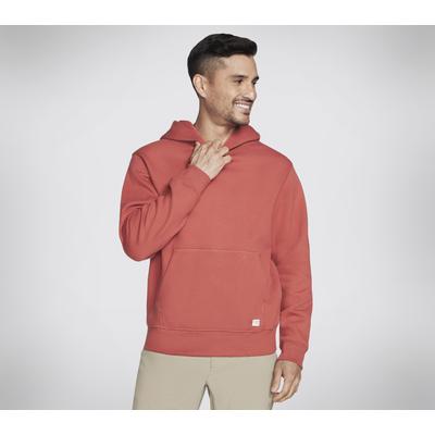 Skechers Men's Skech-Sweats Classic Hoodie | Size 3XL | Brick | Cotton/Polyester